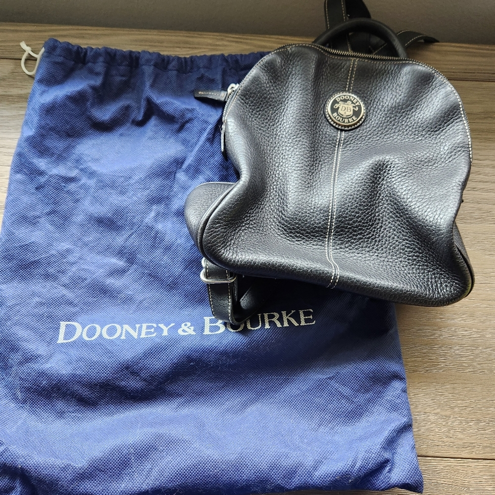 Vintage all weather Black Dooney & Bourke Small Backpack